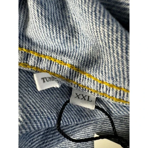 Sandro Denim Jacket Blue Wash Men's XXL Classic ‎ Style